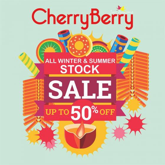 CherryBerry Upto 50 OFF Sale! Valid on all Winter and Summer Stock